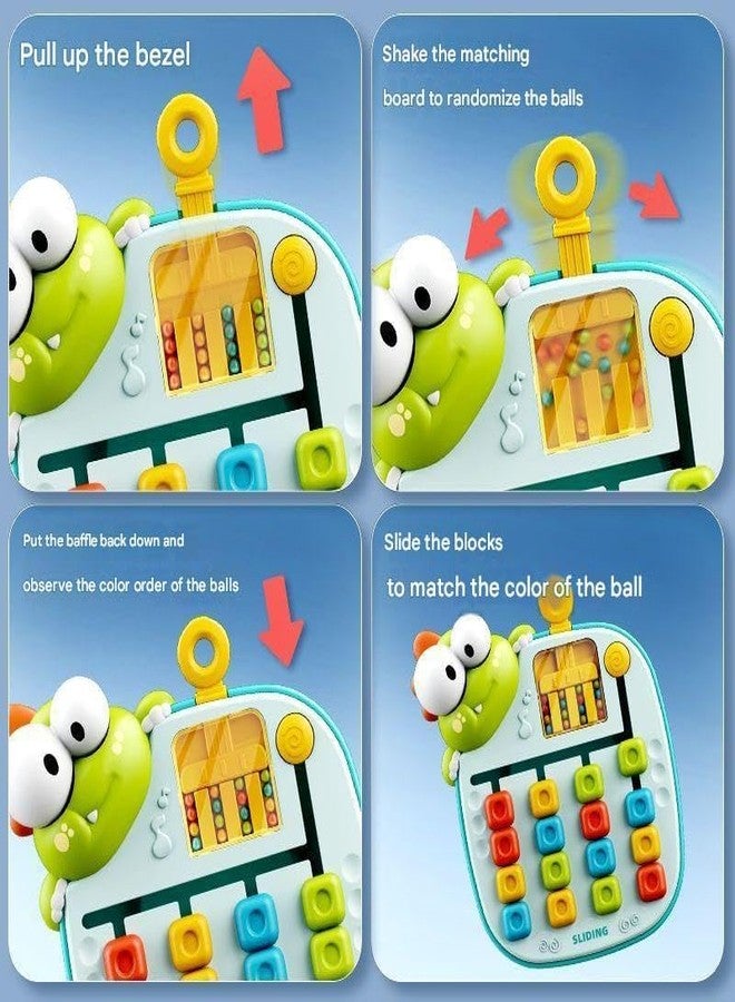 TEC TAVAKKAL Kids Montessori Slide Puzzle I Color & Pattern Matching Learning Toys for Kids 4-8 Years I Birthday Gift for Boys & Girls I Educational Activity Toy for 4,5,6,7,8 - Image 3